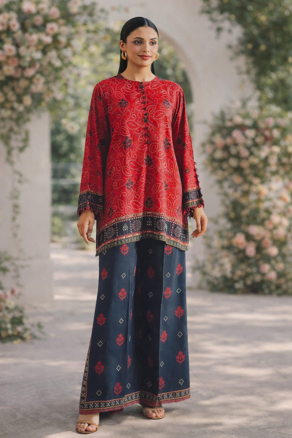 2 PIECE - PRINTED LAWN SUIT