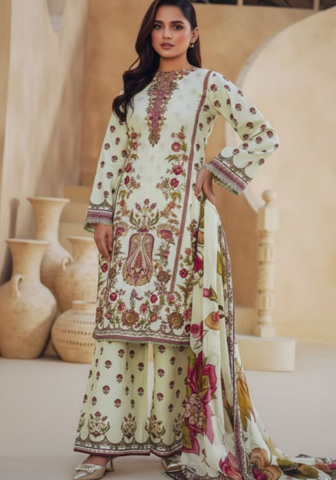 3 PIECE - DIGITAL PRINTED LAWN SUIT