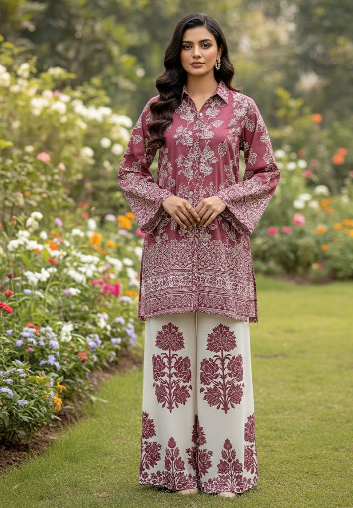 2 PIECE - PRINTED LAWN SUIT
