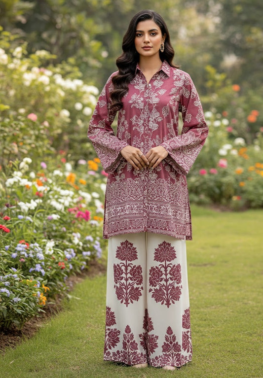 2 PIECE - PRINTED LAWN SUIT