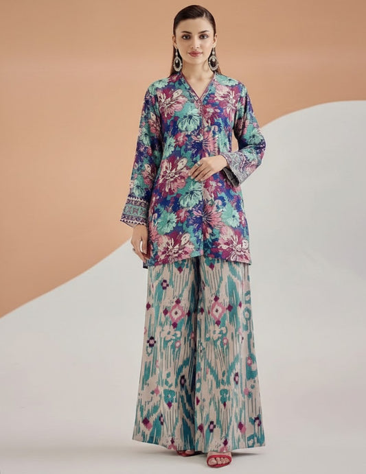 2 PIECE - PRINTED LAWN SUIT