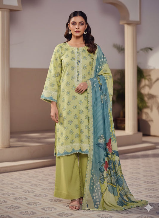 3 PIECE - PRINTED LAWN SUIT