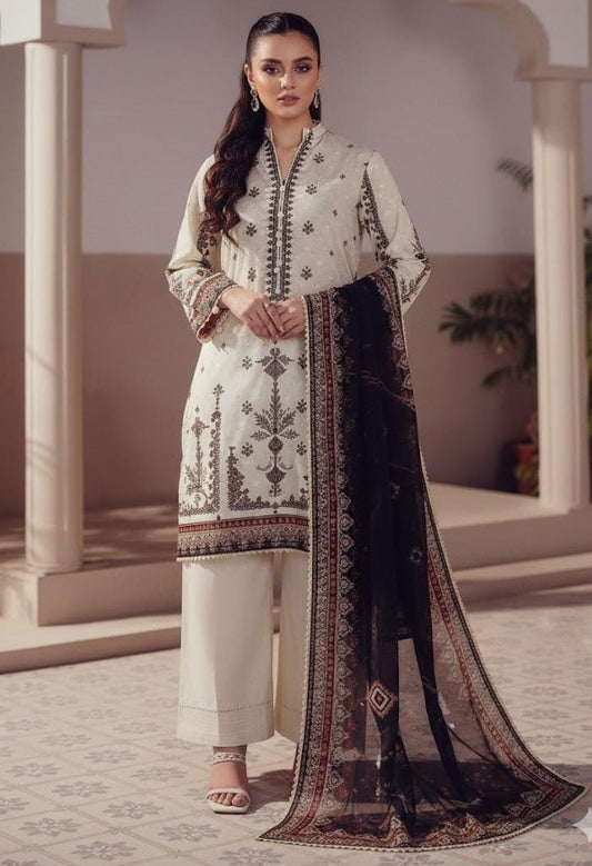 3 PIECE - PRINTED LAWN SUIT