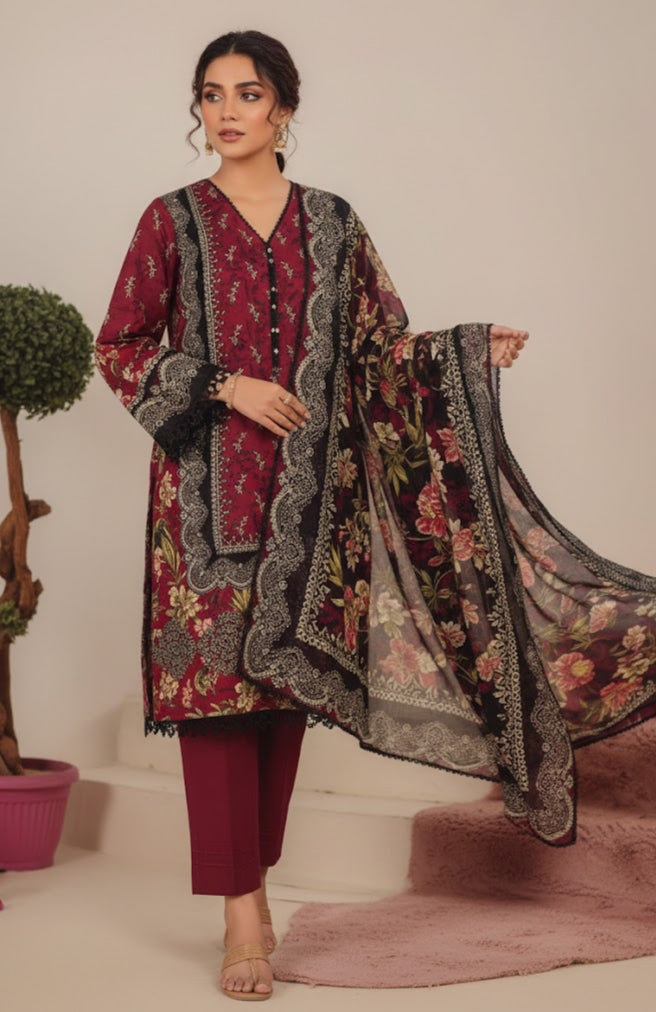3 PIECE - DIGITAL PRINTED SUIT