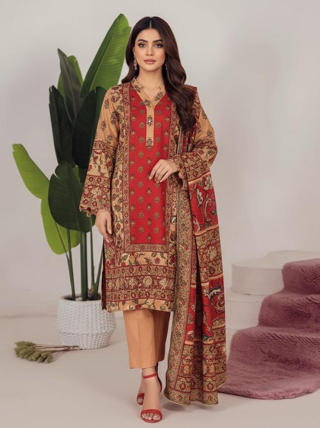 3 PIECE - DIGITAL PRINTED SUIT