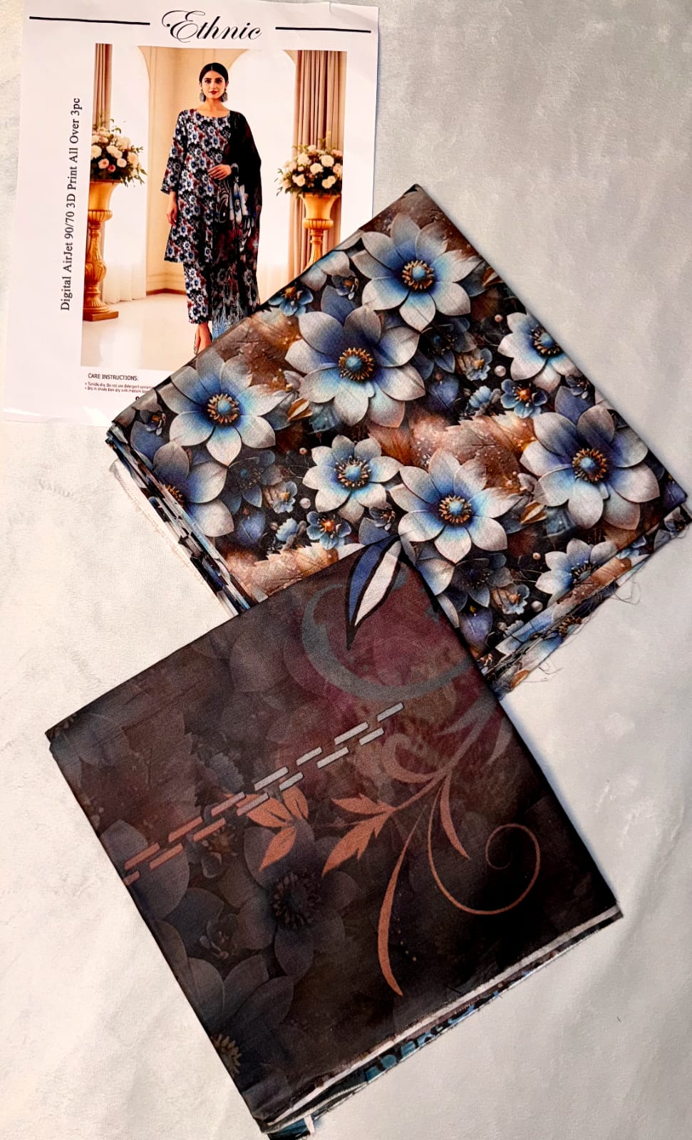 3 PIECE - DIGITAL PRINTED ALL OVER SUIT