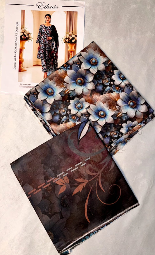 3 PIECE - DIGITAL PRINTED ALL OVER SUIT